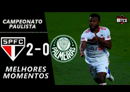 São Paulo 2 x 0 Palmeiras - Tricolor acaba com jejum e é campeão do Paulistão
