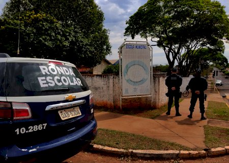 Polícia Militar retoma o policiamento escolar em Nova Andradina