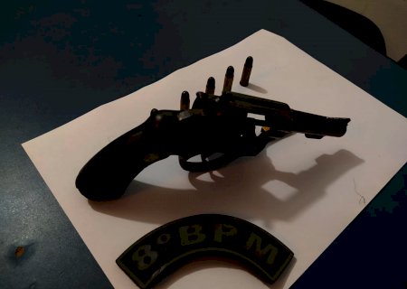 Polícia Militar prende homem por porte ilegal de arma de fogo em Nova Andradina
