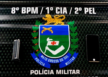 Taquarussu: Polícia Militar prende homem por desacato, porte e disparo de arma de fogo