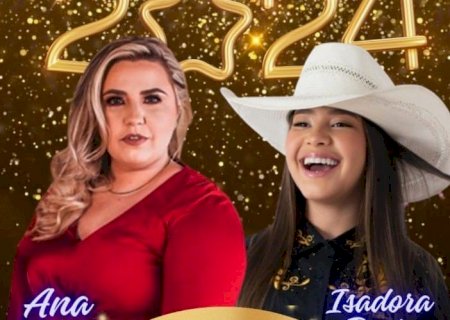 Taquarussu: 'Show da Virada' terá Isadora Berto “Amenina do agro” e Ana Karla