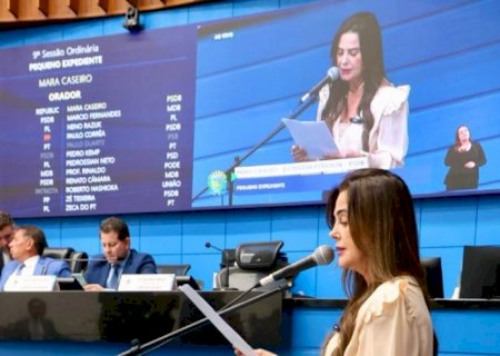 Paraíso das Águas: Mara Caseiro busca a criação de Sala Lilás para vitímas de violência