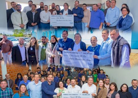 Caravina entrega recursos e reforça compromisso com saúde e educação em Nova Andradina