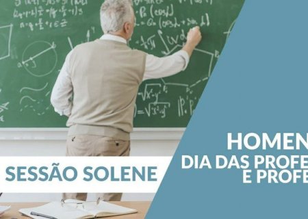 Dia dos Professores será comemorado com sessão solene na Câmara de Nova Andradina
