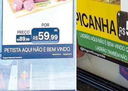 'Petista aqui não é bem vindo': Justiça determina que frigorífico retire cartaz