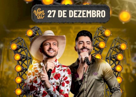 Taquarussu brilha com o Natal de Luz: final de ano terá mega show de Antony e Gabriel