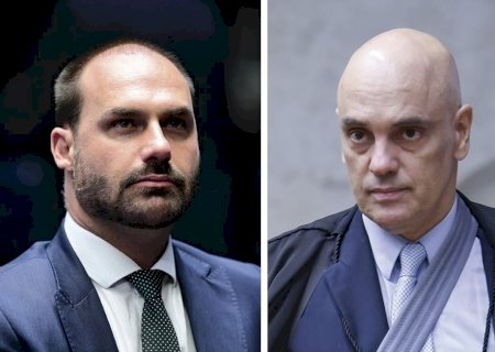 Moraes manda Defensoria Pública apresentar defesa de Eduardo Bolsonaro