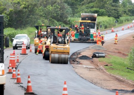 Semana inicia com frentes de trabalho em obras de ampliação e conservação na BR-163/MS; confira os trechos