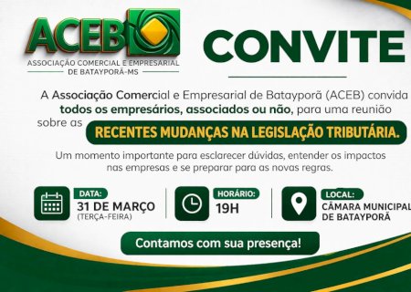 Mudanças na legislação tributária geram dúvidas e mobilizam empresários em Batayporã