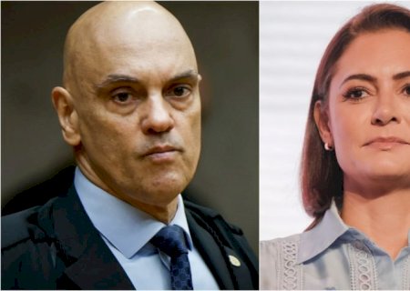 Moraes e Michelle Bolsonaro se reúnem nesta 2ª feira