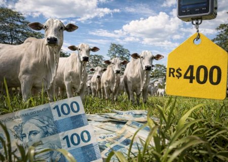Boi gordo bate R$ 400/@ em negócio inédito e levanta dúvida: é o teto da arroba?