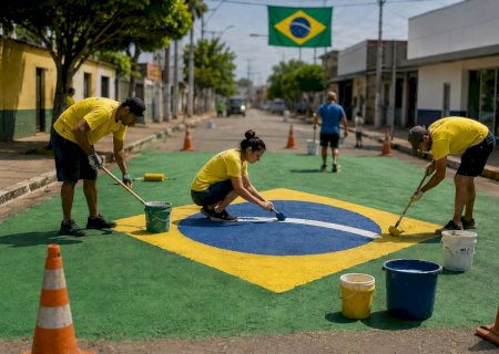 Batayporã: decoração e pintura de ruas para a Copa deve ser autorizada pelo DMTT