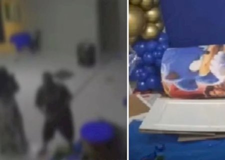 Mulher briga com a ex e festa infantil termina em pancadaria 