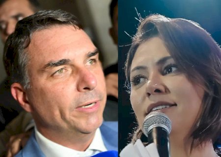 A postura de Michelle que vem irritando equipe da pré-campanha de Flávio Bolsonaro