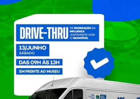 Sábado tem Drive-thru de vacinação contra a Influenza em Nova Andradina