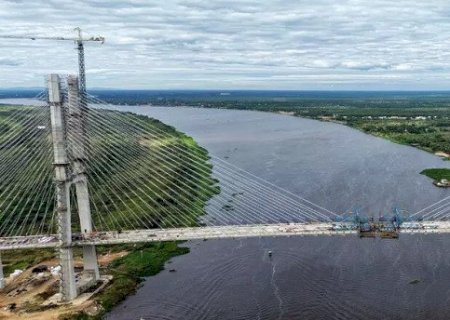 Ponte da Bioceânica está a apenas 5,6 metros da ligação entre Brasil e Paraguai