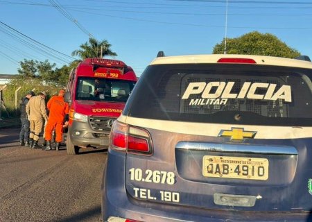 Criança e adolescente ficam feridas após colisão entre motocicleta e bicicleta elétrica em Nova Andradina