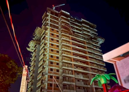 Operário morre após cair do 13&ordm; andar de prédio em construção