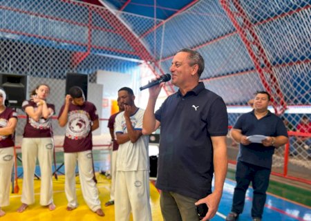 Capoeira movimenta Taquarussu com 2º Batizado e Troca de Graduação reunindo atletas, mestres e famílias
