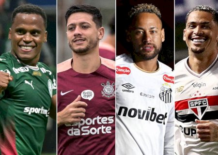 Confira o calendário de Corinthians, Palmeiras, São Paulo e Santos até o fim do ano
