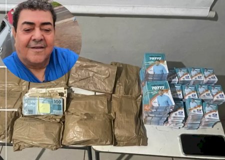 Ex-vereador é preso com santinhos de deputado e R$ 130 mil
