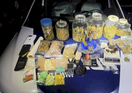 Traficante atropela policial durante perseguição e 3 são presos com drogas em MS