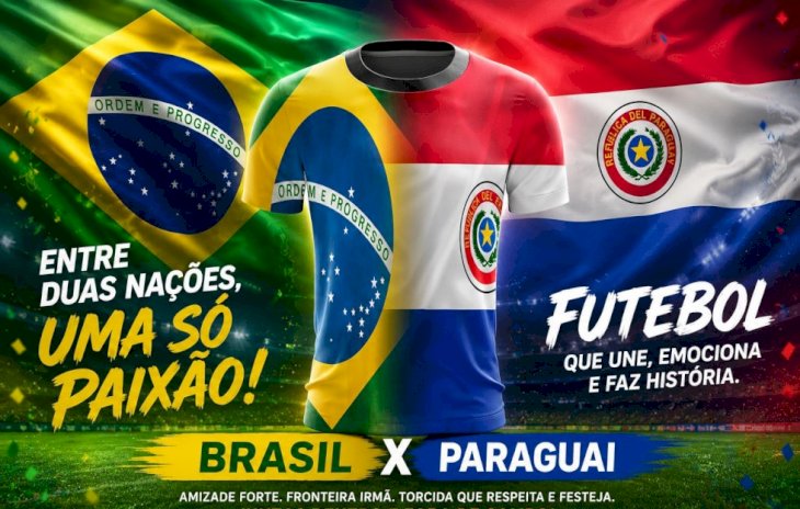 FutebolEntre duas nações, uma só paixão: o futebol une brasileiros e paraguaios em noite histórica